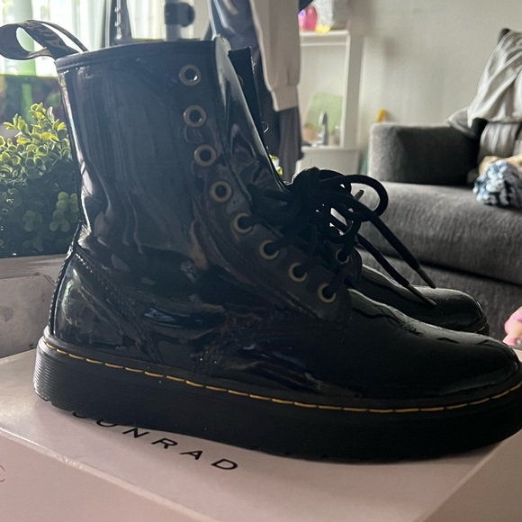 Dr martens Zavala black patent boot - Picture 5 of 8